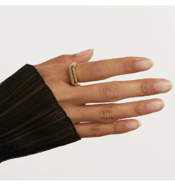 Anello PdPaola AN01-625-12 Essentials Ribbon donna argento-2b Gioielli