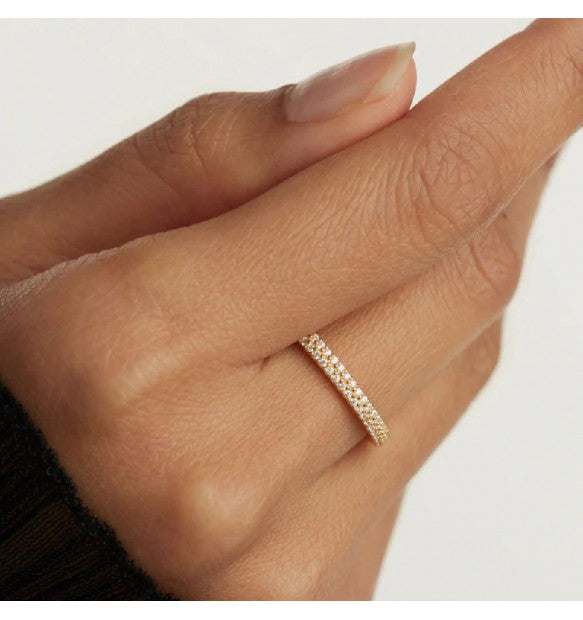 Anello PdPaola AN01-665-14 Essentials Tirara donna argento-2b Gioielli