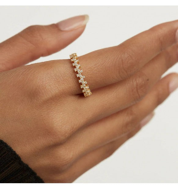 Anello PdPaola AN01-670-12 Essentials Crown donna argento-2b Gioielli