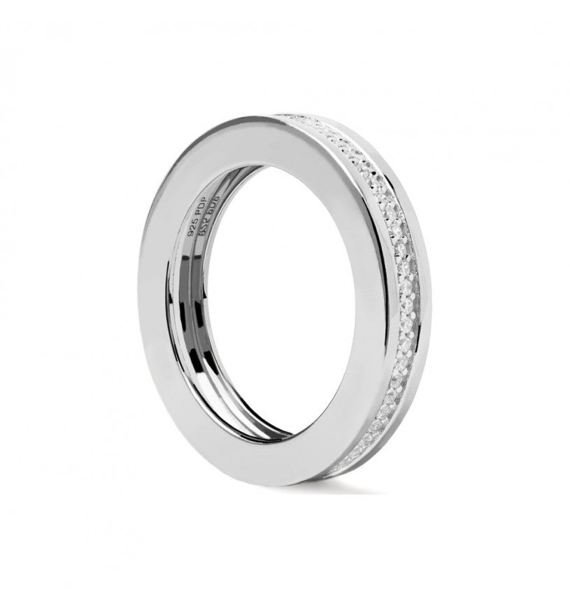 Anello PdPaola AN02-630-14 Essentials Infinity donna argento-2b Gioielli