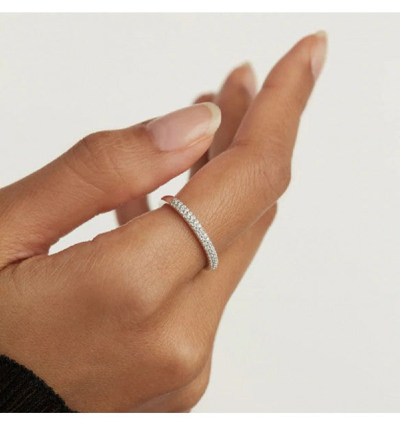 Anello PdPaola AN02-665-14 Essentials Tirara donna argento-2b Gioielli