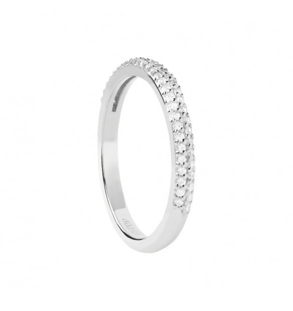 Anello PdPaola AN02-665-14 Essentials Tirara donna argento-2b Gioielli