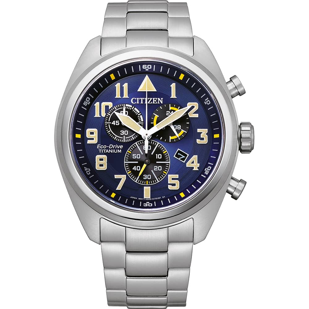 Orologio Citizen Super Titanio AT2480-81L cronografo uomo-2b Gioielli