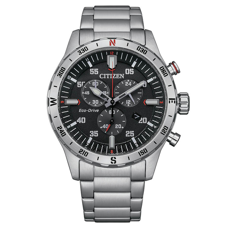Orologio Citizen Of Outdoor Crono AT2520-89E uomo 43 mm-2b Gioielli