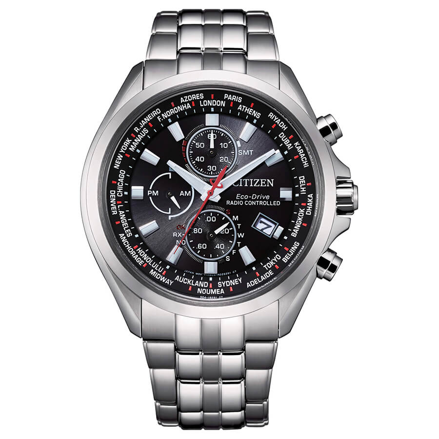Orologio Citizen Radiocontrollato AT8200-87E H804 Sport uomo cronografo 44 mm-2b Gioielli