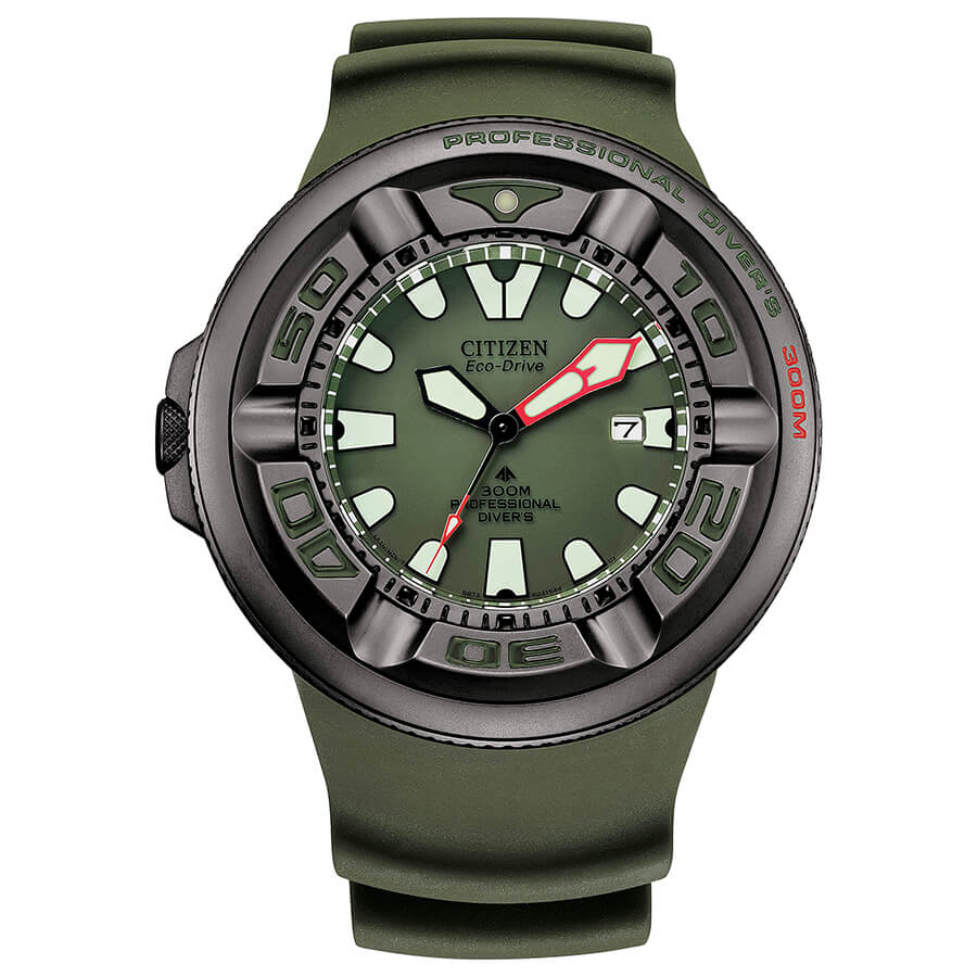 Orologio Citizen Promaster BJ8057-17X Marine Sea Eco-Zilla "HULK" diver uomo 48 mm-2b Gioielli