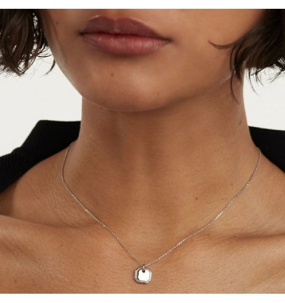 Collana PdPaola CO02-435-U Essentials Octet donna argento-2b Gioielli