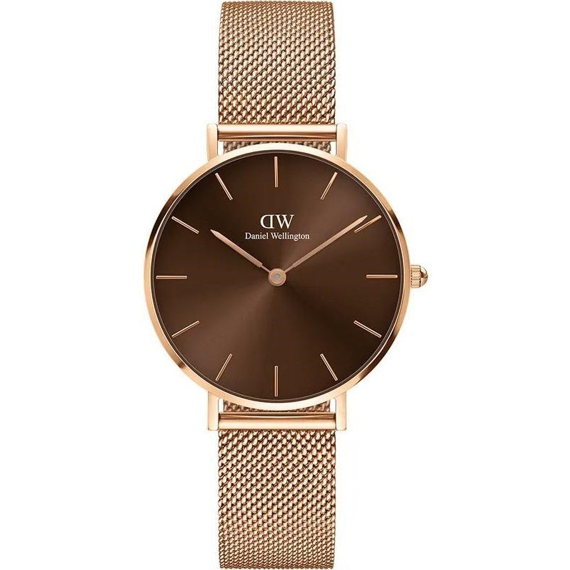 Orologio DW Petite Amber DW00100477 rose gold 32 mm-2b Gioielli