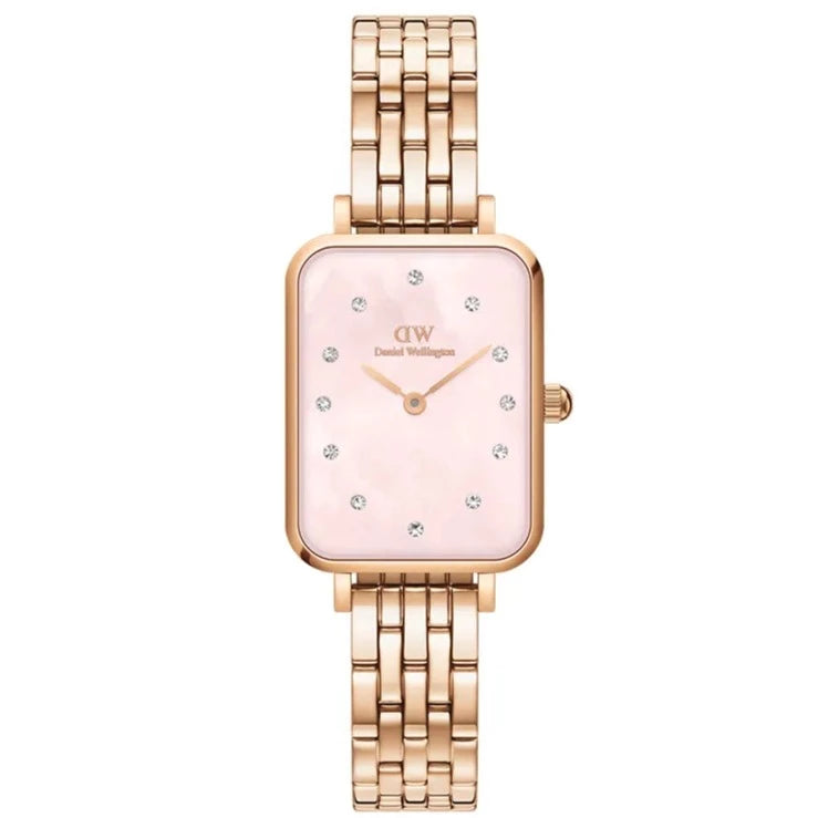 Orologio DW Quadro Lumine 5-Link Melrose DW00100621 donna 20 mm-2b Gioielli