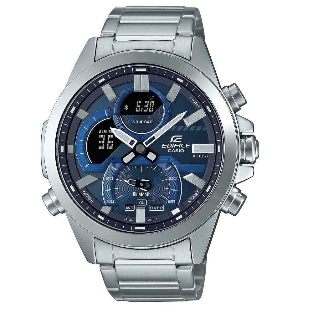 Orologio Casio Edifice ECB-30D-2AEF blu uomo-2b Gioielli