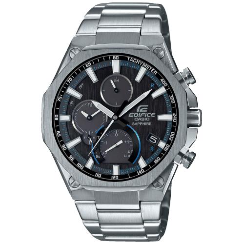 Orologio Casio Edifice EQB-1100D-1AER crono 45mm solare zaffiro-2b Gioielli