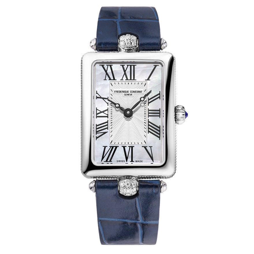 Orologio Frederique Constant Classics FC-200MPW2AC2D6 Art Deco Carree donna diamanti 20 mm-2b Gioielli