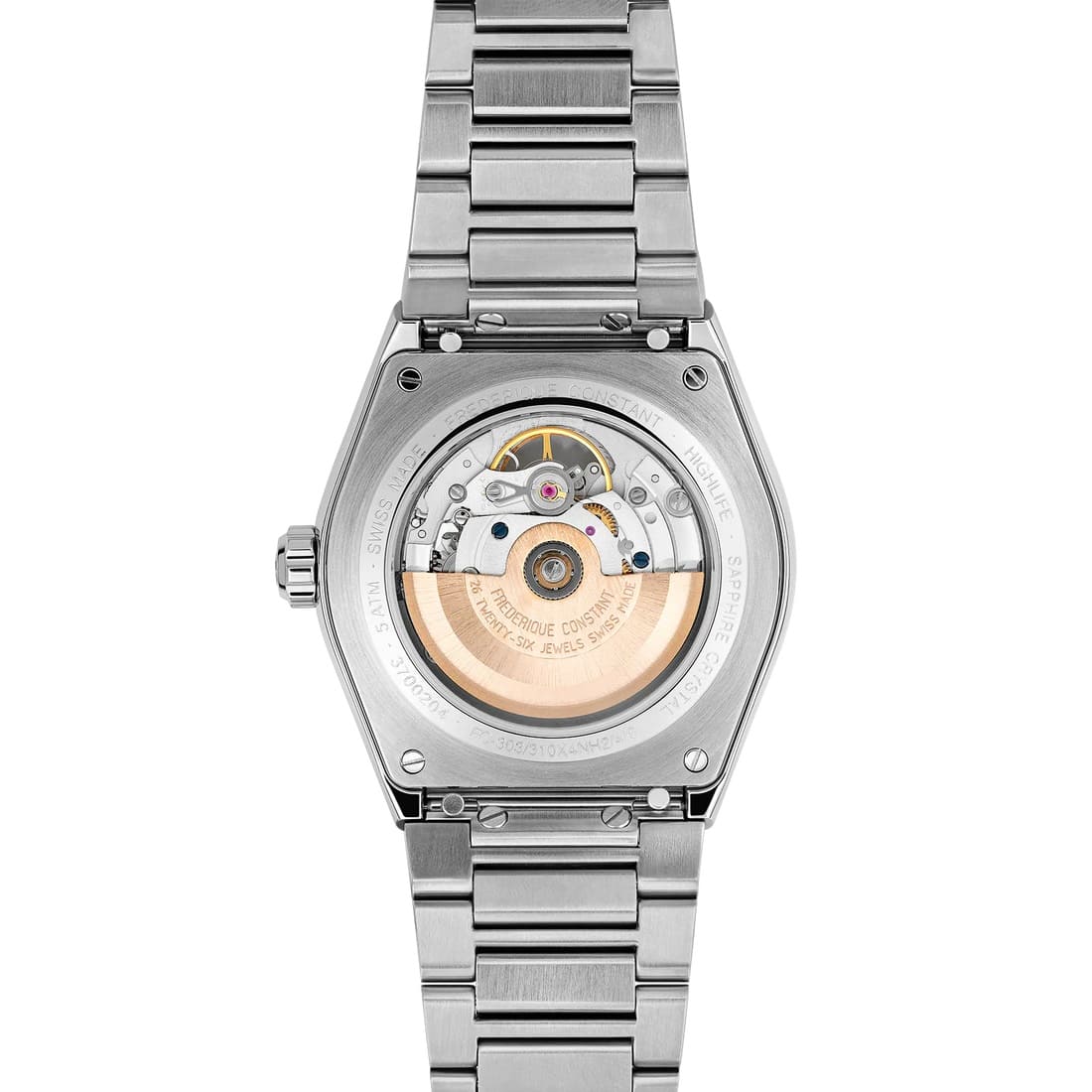 Orologio Frederique Constant Highlife Automatic COSC FC-303N4NH6B uomo con doppio cinturino 41 mm-2b Gioielli