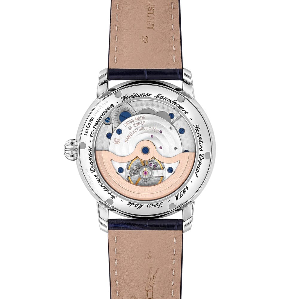 Orologio Frederique Constant Classics Worldtimer Manufacture FC-718NWWM4H6 Limited Edition 42 mm-2b Gioielli