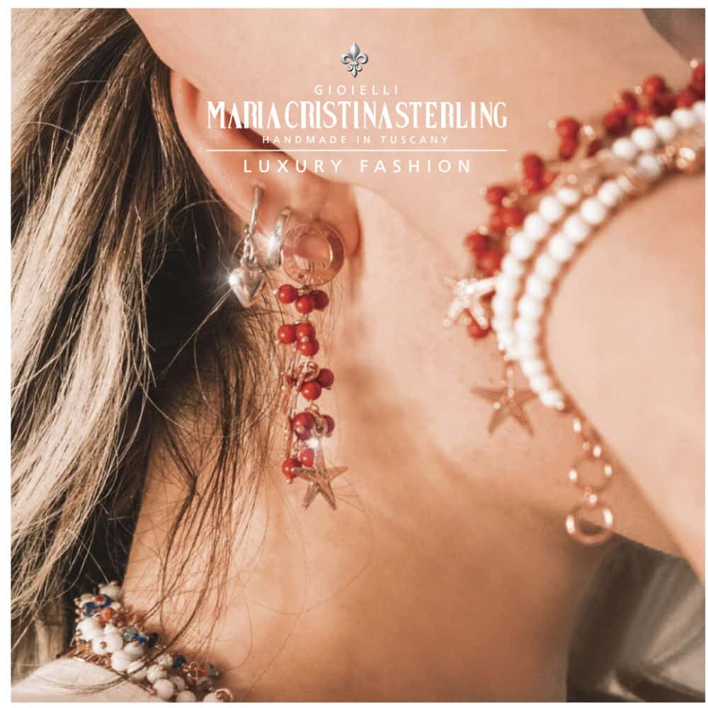 Orecchini Maria Cristina Sterling Enjoy argento G4107RS stelle marine-2b Gioielli