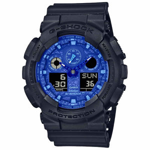 Orologio Casio G-Shock GA-100BP-1AER Paisley Blue uomo-2b Gioielli