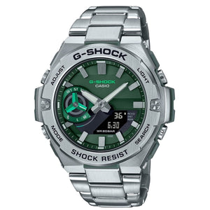 Orologio Casio G-Shock G-Steel GST-B500AD-3AER solare verde uomo-2b Gioielli