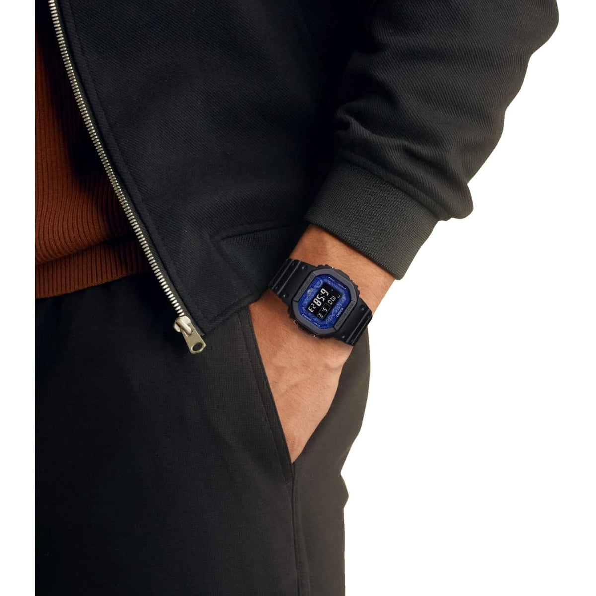 Orologio Casio G-Shock GW-B5600BP-1ER Paisley Blue solare radiocontrollato 43 mm-2b Gioielli