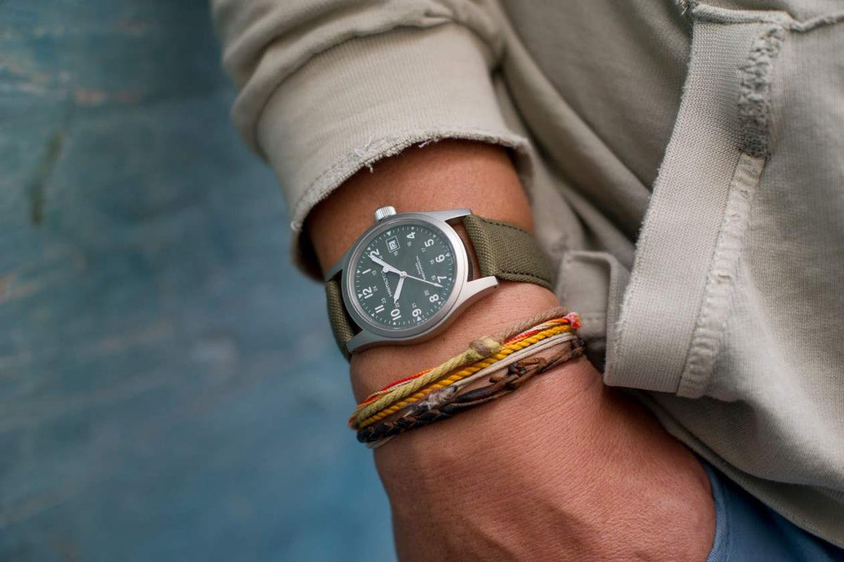 Orologio Hamilton Khaki Field H69419363 manuale uomo 38mm-2b Gioielli