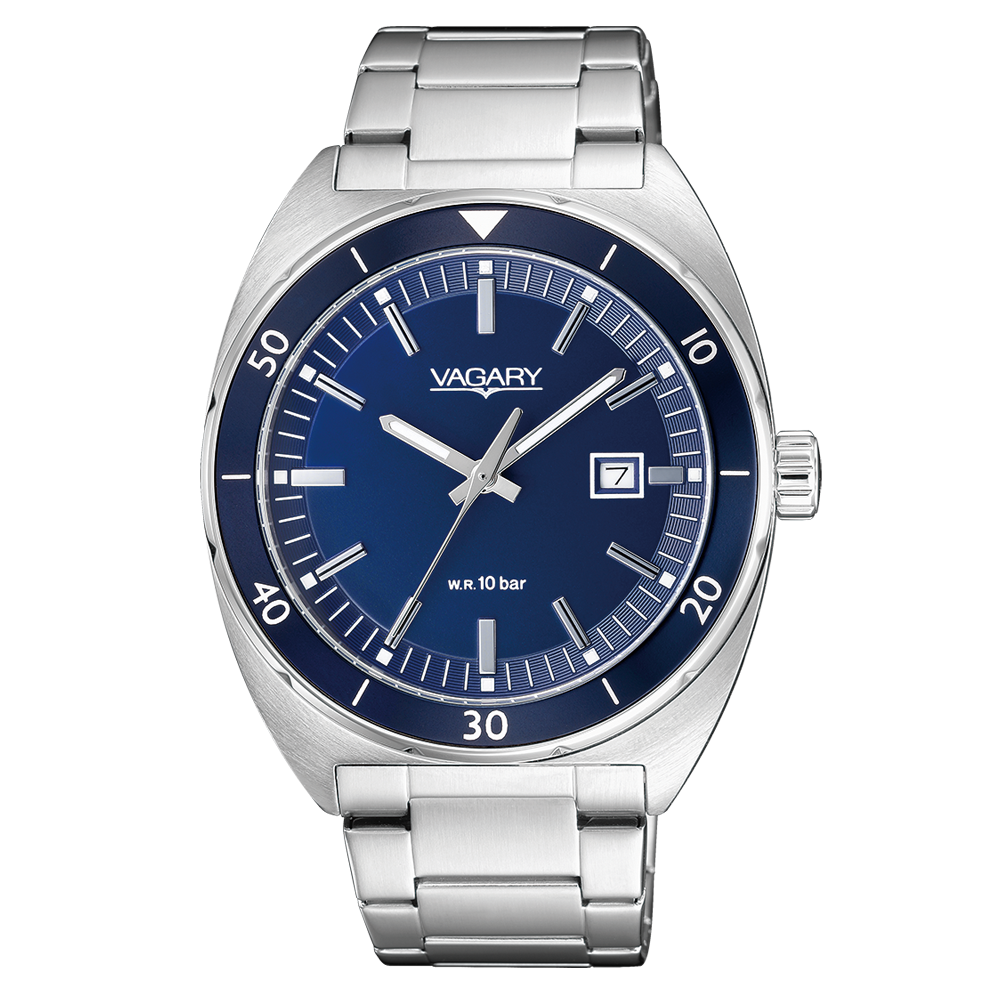 Orologio Vagary by Citizen Rockwell IB7-511-71 uomo 41mm cronografo-2b Gioielli