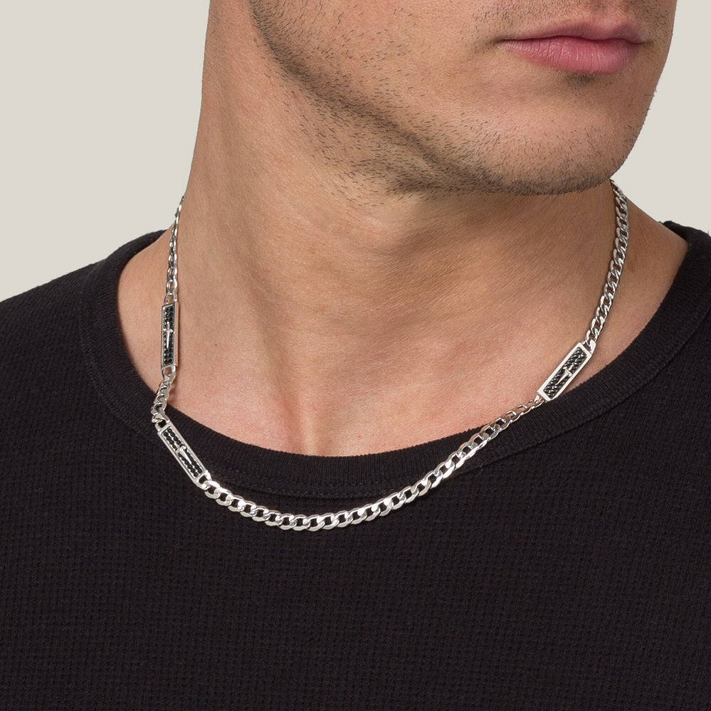 Collana Cesare Paciotti JPCL0800B argento-2b Gioielli