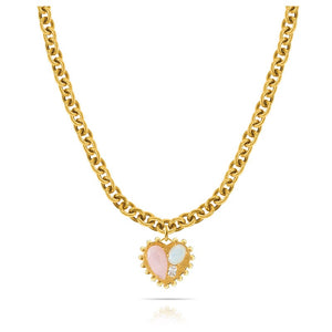Collana Ops Objects Luxury Precious Love OPS-LUX22 donna oro 24K-2b Gioielli