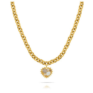 Collana Ops Objects Luxury Precious Love OPS-LUX34 donna oro 24K-2b Gioielli
