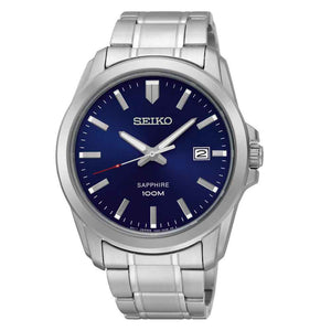 Orologio Seiko Classic uomo Vetro zaffiro blu acciaio SGEH47P1-2b Gioielli
