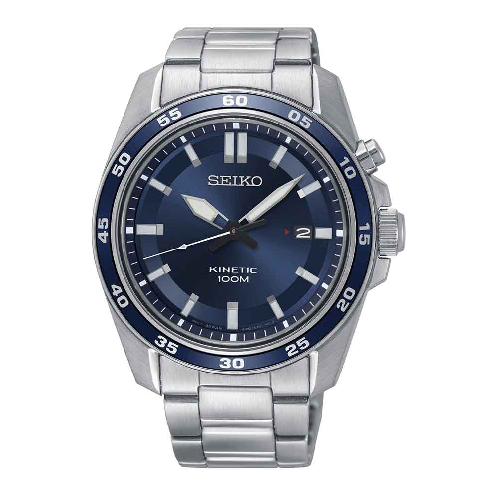 Orologio Seiko Kinetic Sport uomo blu acciaio SKA783P1-2b Gioielli