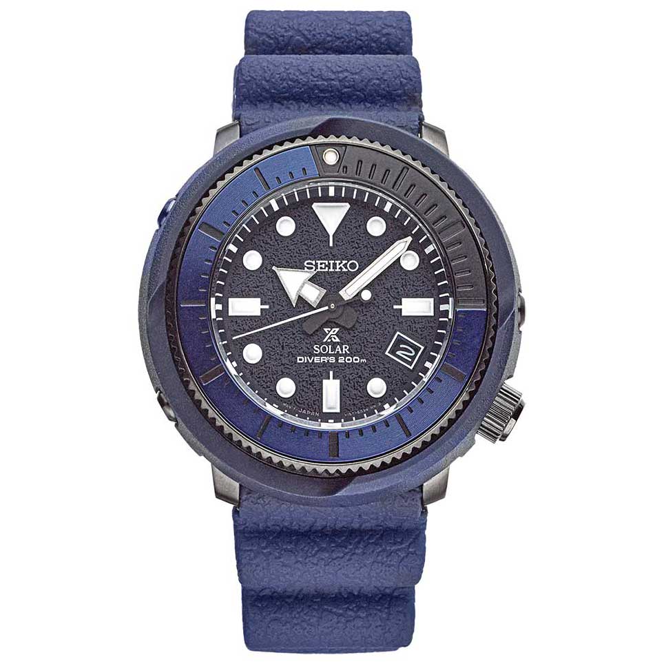 Orologio Seiko Prospex Tuna Street solare SNE533P1 blu-2b Gioielli