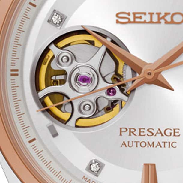 Seiko Presage Swarovski Automatic Ladies Watch SSA810J1 2b Gioielli