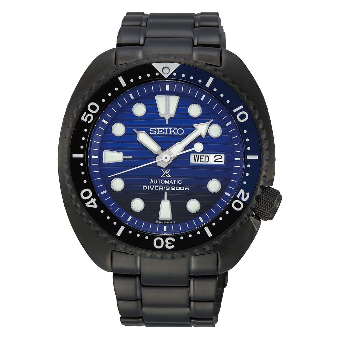 Orologio Seiko PROSPEX TURTLE Black Edition Save the Ocean SRPD11K1 automatico-2b Gioielli