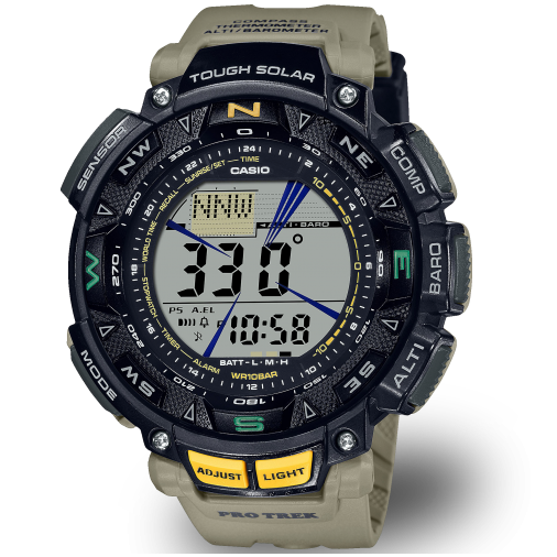 Orologio Casio Pro Trek PRG-240-5ER solare-2b Gioielli