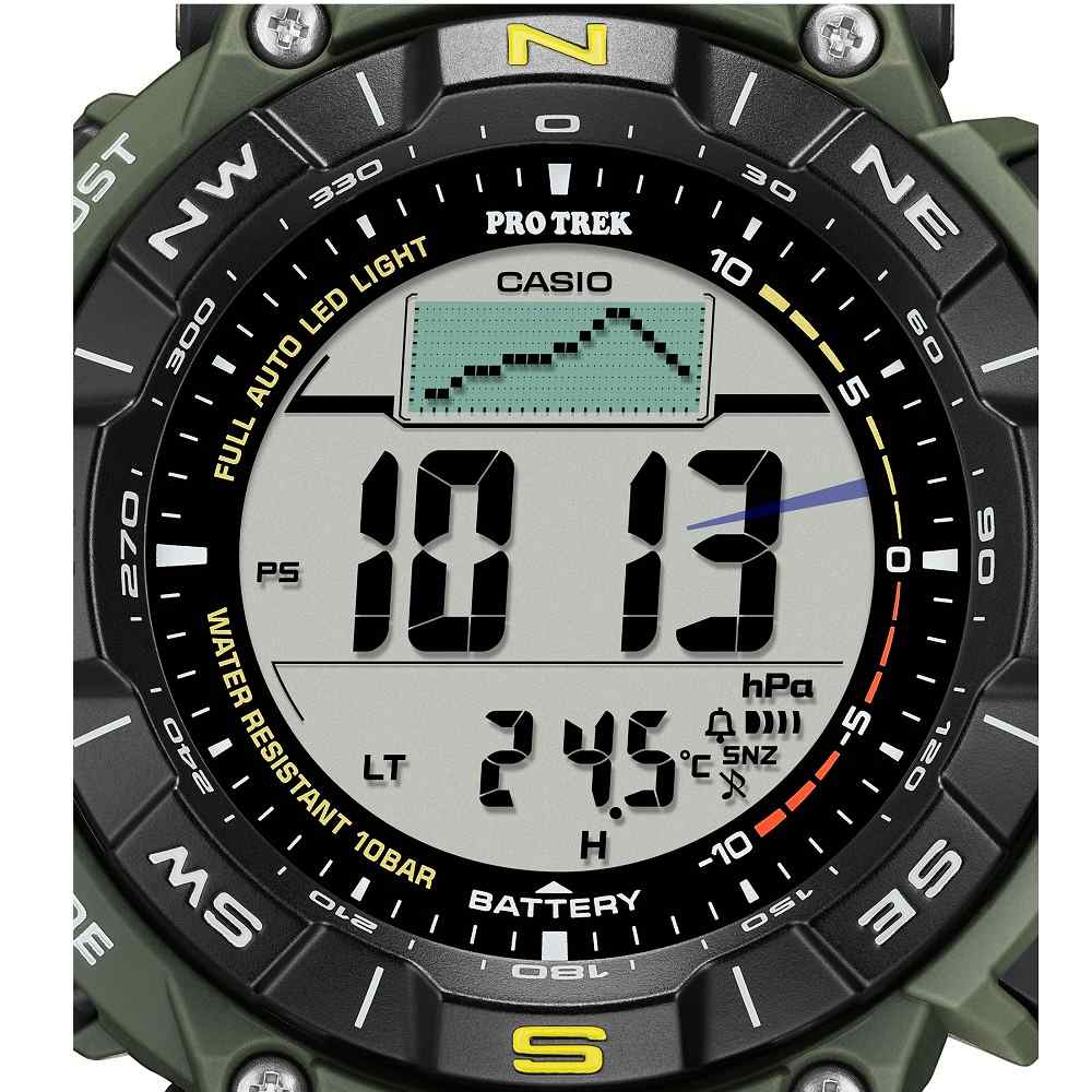 Orologio Casio Pro Trek PRG-340-3ER uomo 51 mm-2b Gioielli