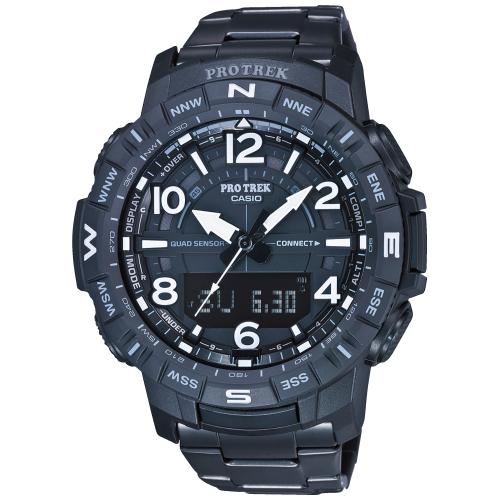 Orologio Casio Pro Trek PRT-B50YT-1ER Smartwatch titanio-2b Gioielli