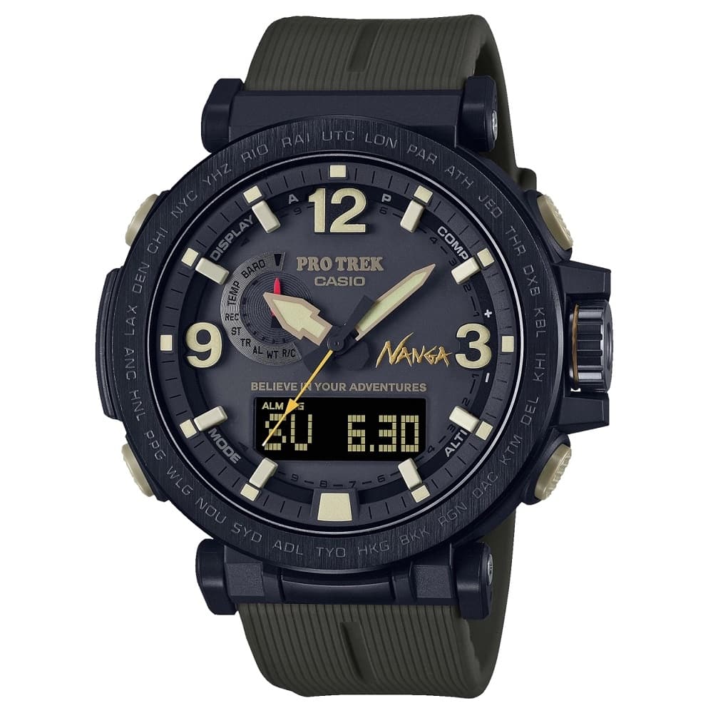Orologio Casio Pro Trek PRW-6630NA-1A3ER NANGA uomo ecologico Limited Edition-2b Gioielli