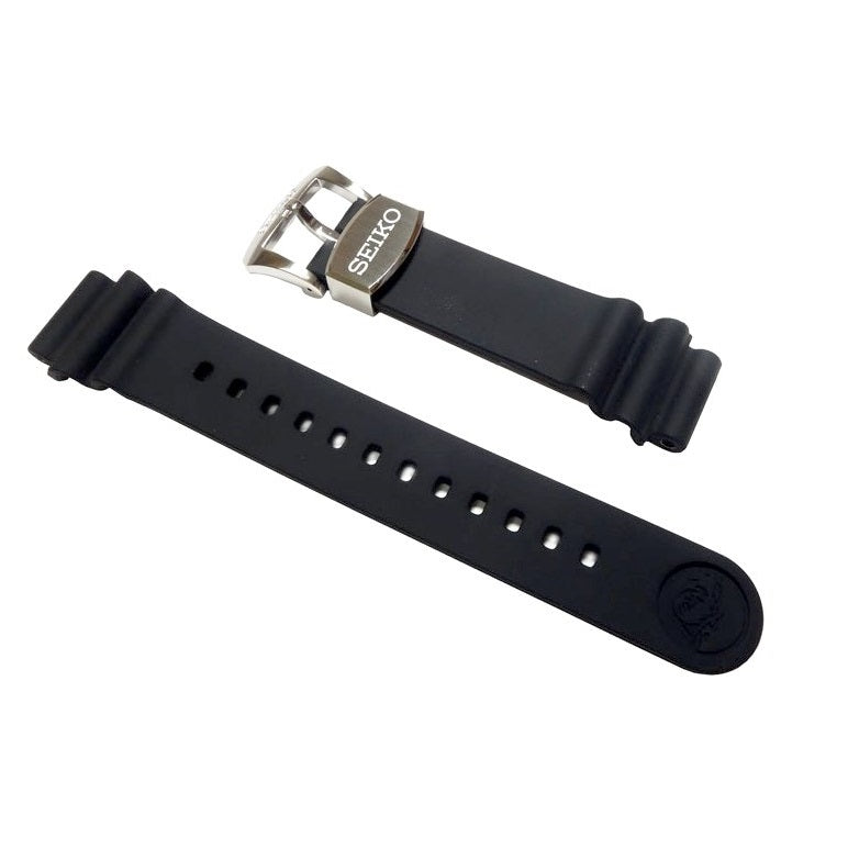 Cinturino Seiko originale R028011J0 in caucciù nero per Seiko