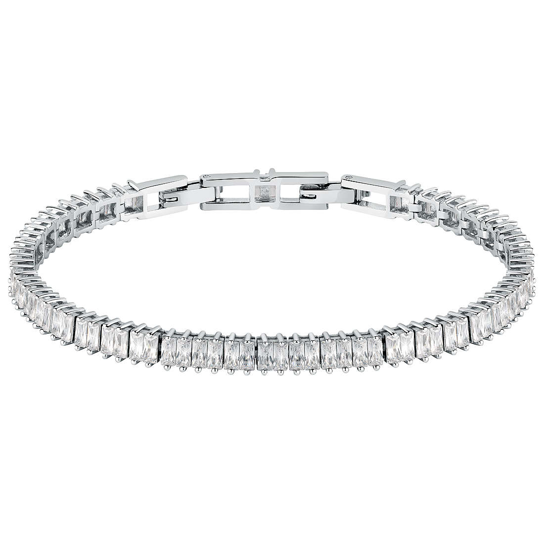 Bracciale Morellato Baguette SAVP08 argento donna-2b Gioielli