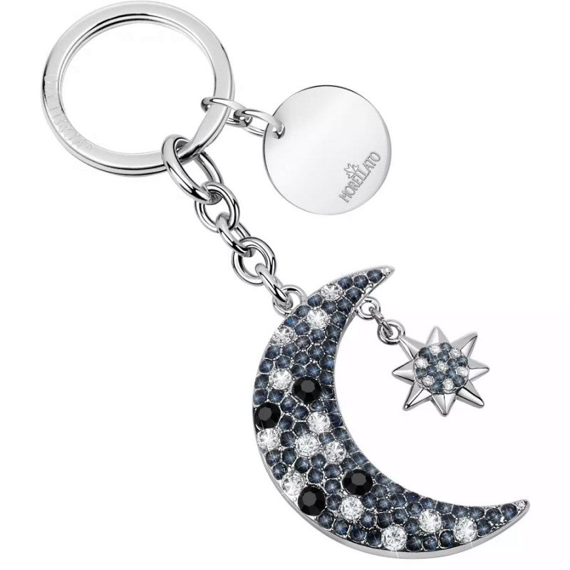 Collezione Return to ™:Portachiavi con ciondolo Round Tag in argento | & Co. Italia