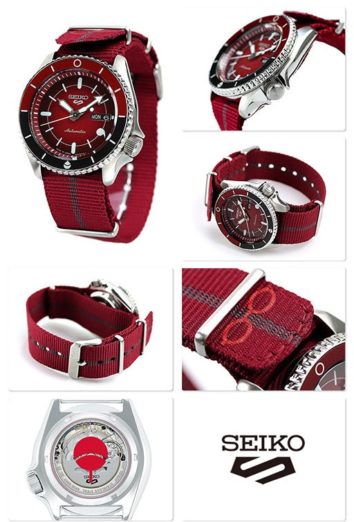 Orologio Seiko 5 Sports Naruto SRPF67K1 SARADA UCHIHA Edizione Limitata-2b Gioielli
