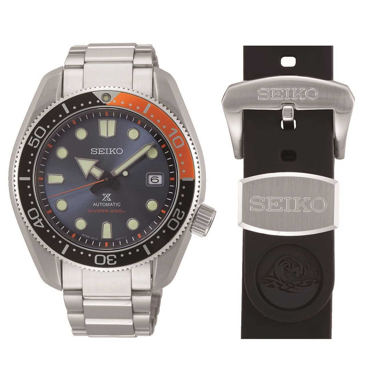 Orologio Seiko Prospex Diver Twilight Blue SPB097J1 automatico con cinturino di ricambio Limited Edition-2b Gioielli