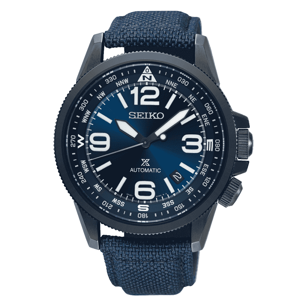 Orologio Seiko Prospex Terra SRPC31K1 blu bussola automatico-2b Gioielli
