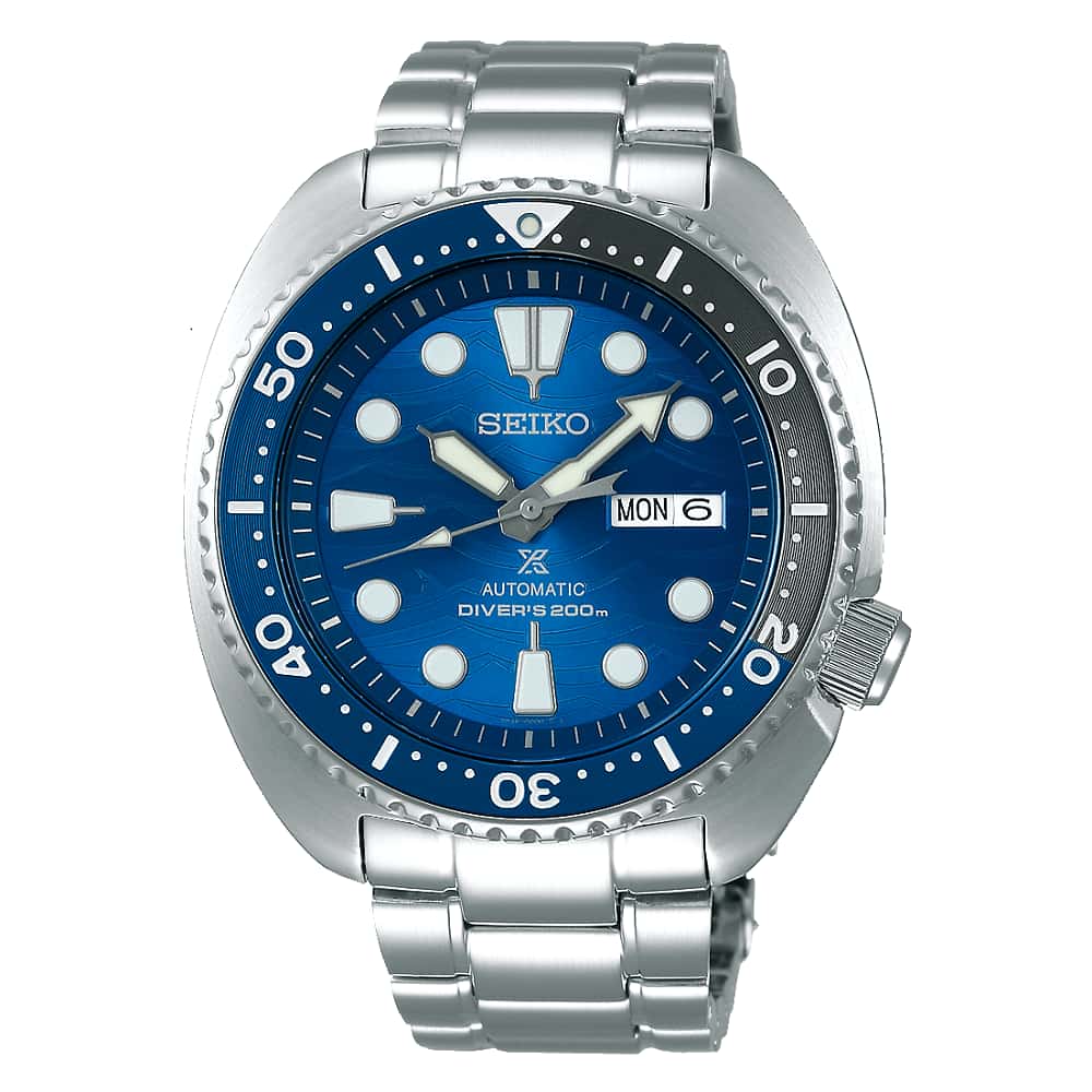 Orologio Seiko PROSPEX TURTLE Save The Ocean Great White Shark SRPD21K1 Special Edition-2b Gioielli