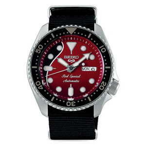 Orologio Seiko 5 Sport SRPE83K1 Red Special "Brian May" Limited Edition-2b Gioielli