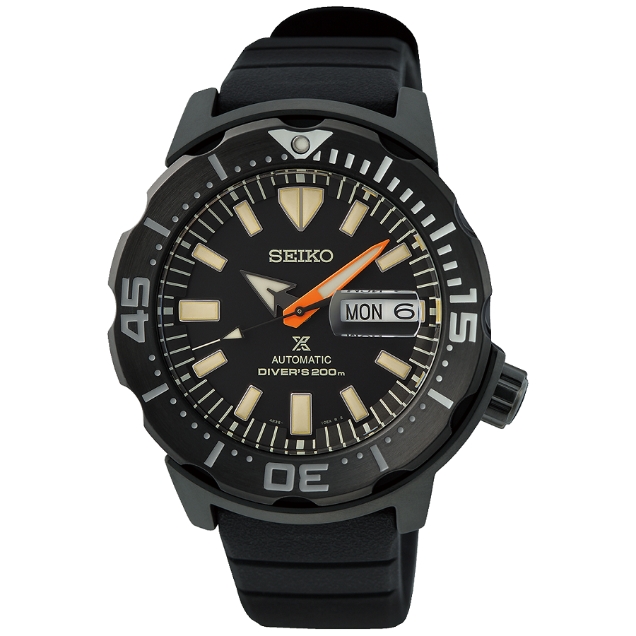 Orologio Seiko Prospex Monster SRPH13K1 Black Series Limited Edition 42 mm-2b Gioielli