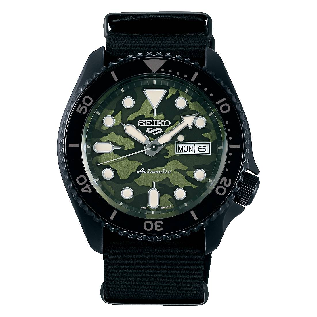 Orologio Seiko 5 Sport SRPJ37K1 Camouflage Street Style uomo 43 mm-2b Gioielli