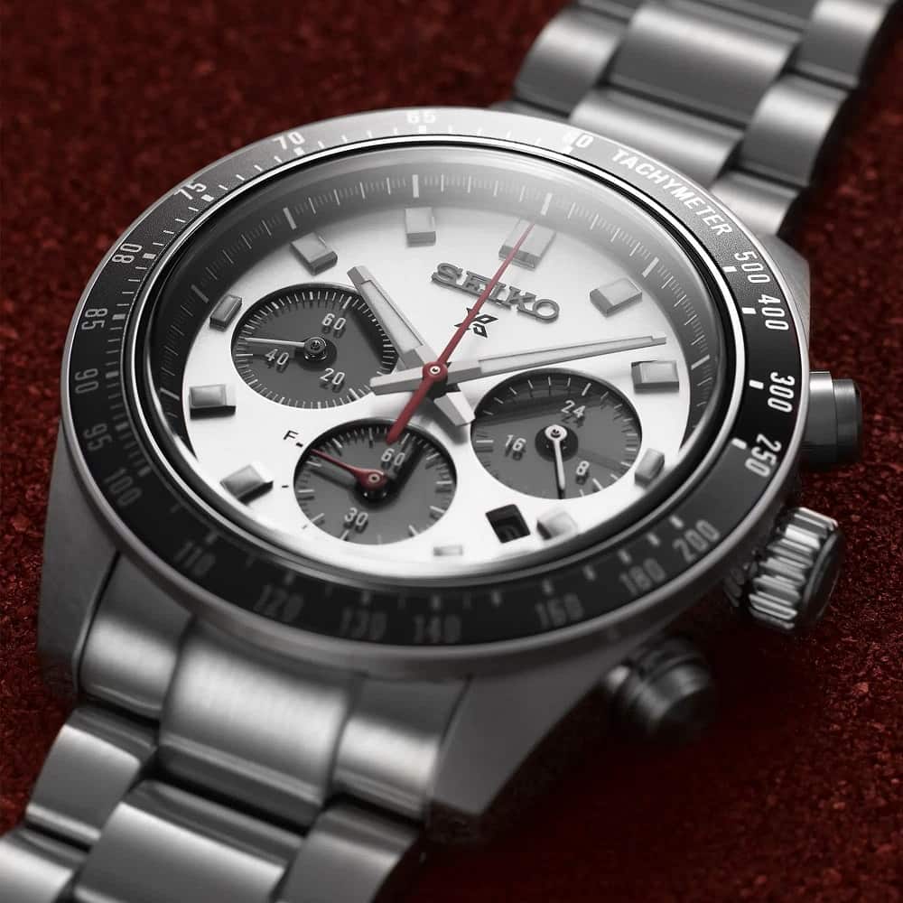 Orologio Seiko Prospex SSC911P1 Speedtimer Panda cronografo solare uomo-2b Gioielli