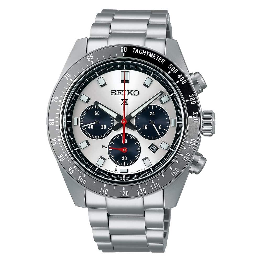 Orologio Seiko Prospex SSC911P1 Speedtimer Panda cronografo solare uomo-2b Gioielli