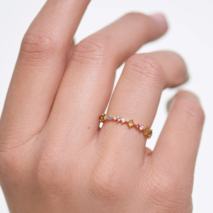 Anello PdPaola AN01-191-14 Papillon Atelier Collection misura 14 argento placcato oro-2b Gioielli