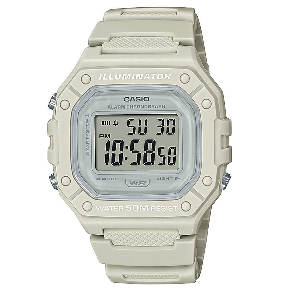 Orologio Casio Collection W-218HC-8AVEF bianco-2b Gioielli